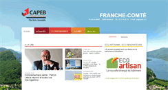 Desktop Screenshot of franchecomte.capeb.fr