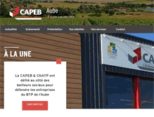 Tablet Screenshot of 10.capeb.fr