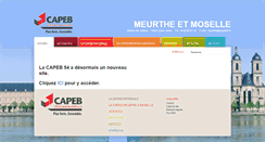 Desktop Screenshot of 54.capeb.fr