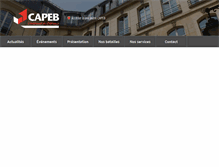 Tablet Screenshot of capeb.fr