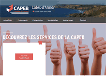 Tablet Screenshot of 22.capeb.fr